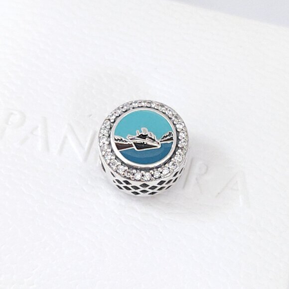 Pandora Cruise Charm Inside Passage Alaska Bead Charm S925 Silver with box - Picture 6 of 8